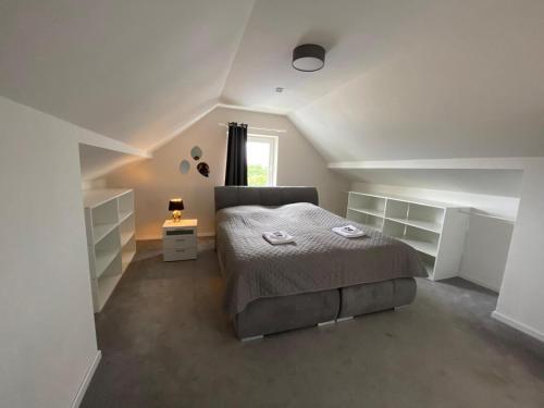 Postel nebo postele na pokoji v ubytování LivingSpace Messe Essen