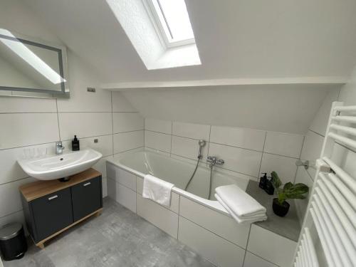 Koupelna v ubytování LivingSpace Messe Essen