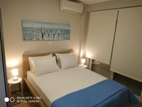 Ένα ή περισσότερα κρεβάτια σε δωμάτιο στο Evan's place