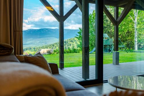 Apartament Superior z 1 sypialnią - Widok na góry, prywatna sauna w cenie, taras - Luksus i natura - Sunny Slope Szklarska Poręba