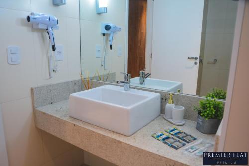 Koupelna v ubytování Premier Flat Premium Queimados