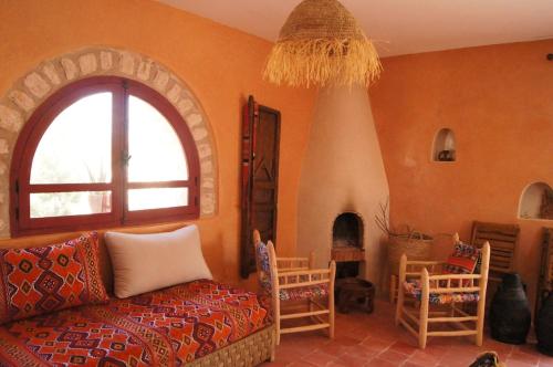 Χώρος καθιστικού στο Charlie Angels Beach House - Sidi Kaouki