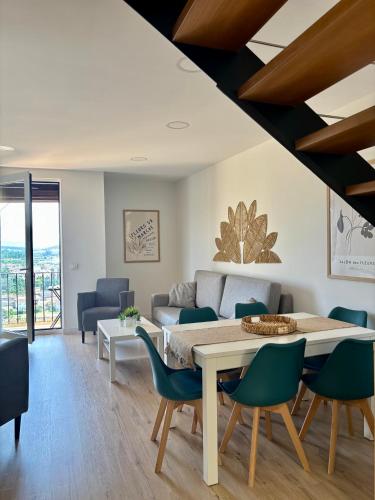 Χώρος καθιστικού στο Apartamentos Adarve