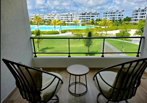 Balkón nebo terasa v ubytování Oasis Turquesa Punta Cana