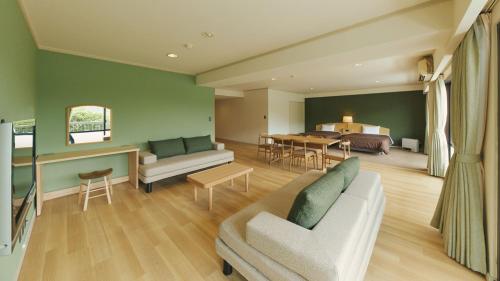 Χώρος καθιστικού στο Fourtreat Hakone Sengokuhara