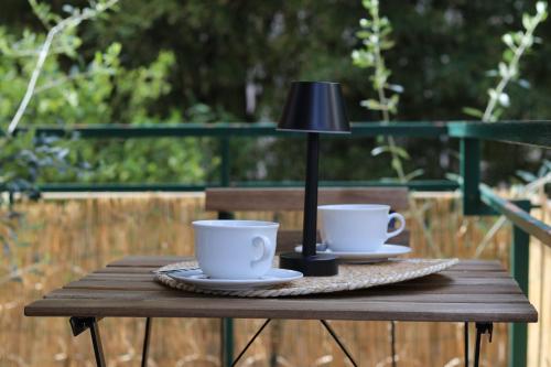 Příslušenství pro přípravu čaje a kávy v ubytování Casa Rosetta - Relax in Centro, Parcheggio Privato, Mare a 2 Passi