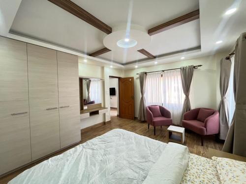 Un lugar para sentarse en Patan Stay by SAMS
