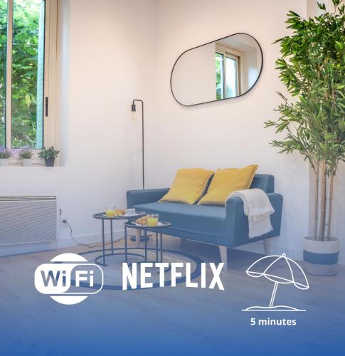 Duplex Saveria - Terrace - Netflix - Beach