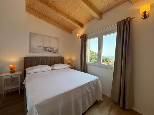 Postel nebo postele na pokoji v ubytování The Horizon