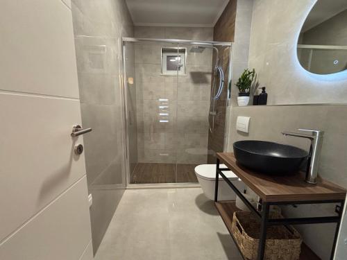 Koupelna v ubytování The Horizon