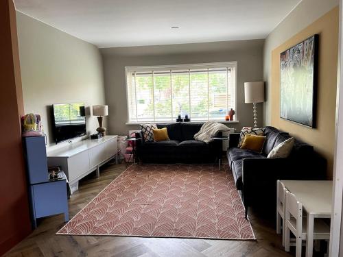 Μια τηλεόραση ή/και κέντρο ψυχαγωγίας στο Family friendly Vacation home Vught - Den Bosch