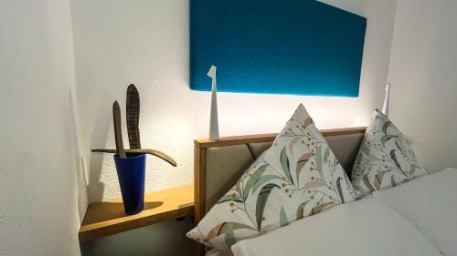 Ferienwohnung Der Gerberにあるベッド