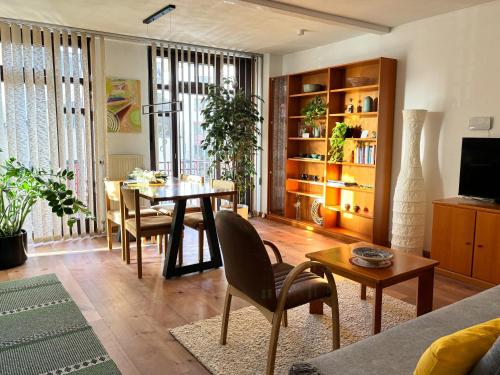 Ferienwohnung Der Gerberにあるテレビまたはエンターテインメントセンター