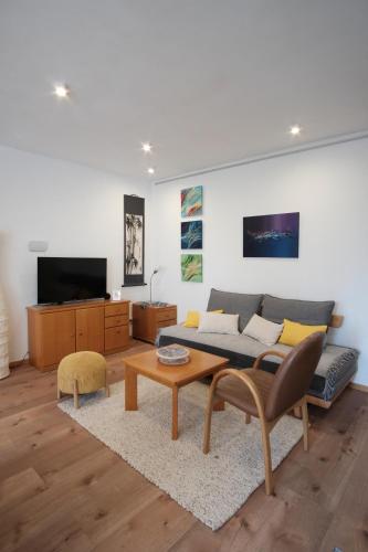 Ferienwohnung Der Gerberにあるテレビまたはエンターテインメントセンター