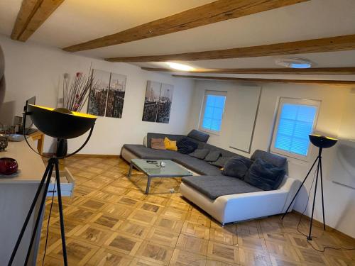 Posezení v ubytování Ihr Zuhause auf Zeit in Biberist