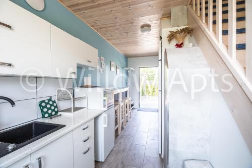 Dapur atau dapur kecil di Willow Apts