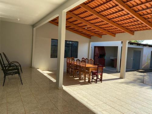 Patio nebo venkovní prostory v ubytování Casa Jabuticabeira