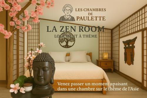Les Chambres de Paulette a thème LA ZEN
