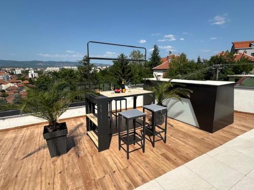 Un balcón o terraza en Apel Luxury