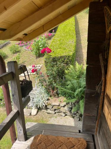 Zahrada ubytování Chalet la poipia