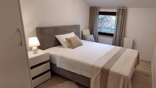 Ένα ή περισσότερα κρεβάτια σε δωμάτιο στο New!!! Family Villa Ana - Luxury Whirpool & Sauna