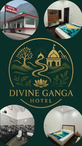 ManeriにあるDivine Gangaの神ゲーホテルと家の看板