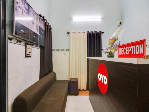 TV a/nebo společenská místnost v ubytování Super Hotel O Space Inn