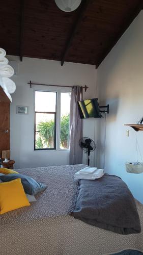Ένα ή περισσότερα κρεβάτια σε δωμάτιο στο Apartamento 4 Para 2 Personas Planta Alta Bella Vista