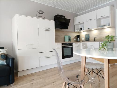 Η κουζίνα ή μικρή κουζίνα στο Vörde Stadtidyll