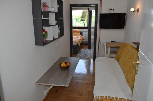 Μια τηλεόραση ή/και κέντρο ψυχαγωγίας στο Apartments Mensa