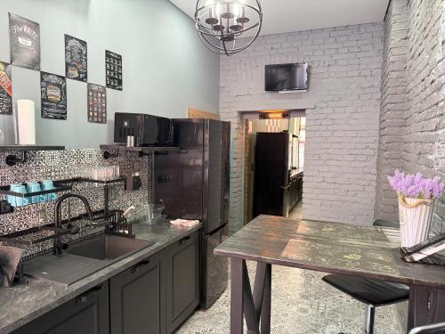 Una cocina o zona de cocina en Residence IRON CUBE