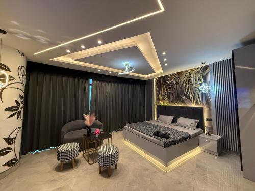 Zona de estar de Rooms n views