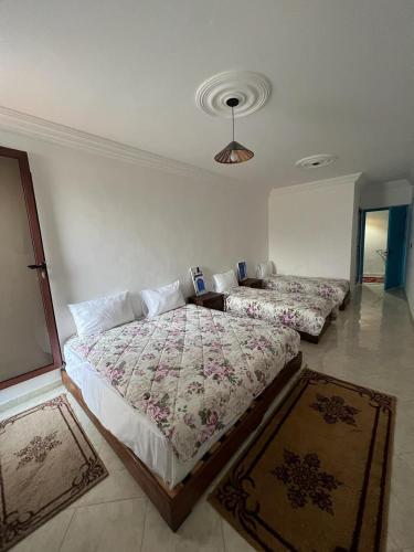 Ένα ή περισσότερα κρεβάτια σε δωμάτιο στο auberge dalia