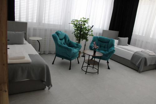 Postel nebo postele na pokoji v ubytování Résidence Appartment Gebenstorf