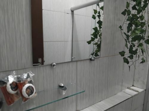Koupelna v ubytování Casa Aconchego em Lençóis