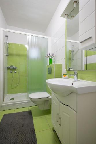 Koupelna v ubytování Villa Vera