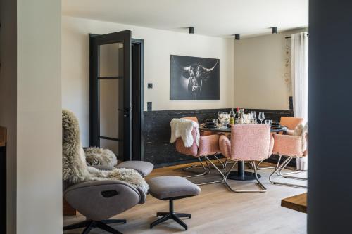 Χώρος καθιστικού στο Chalet Bergblick Bad Kleinkirchheim