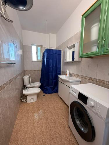 Koupelna v ubytování Arjon Appartment