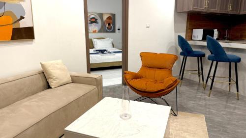 Zona de estar de Hotel Midotel Seaview