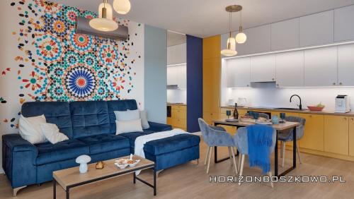 Kuchyň nebo kuchyňský kout v ubytování Horizon Park Apartament 26 "Mexicano"