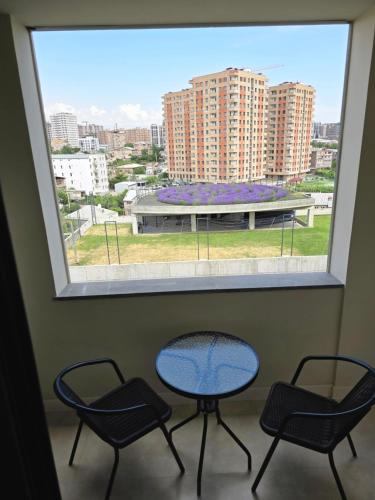 Balkoni atau teres di Cozy apartament near to center