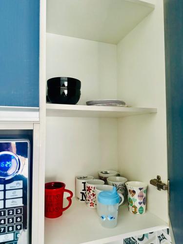 Kuchyň nebo kuchyňský kout v ubytování Casa Completa Conforto e aconchego