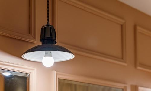 aendant light hanging from a ceiling at Hotel Yaja Cheongju Terminal Branch in Cheongju