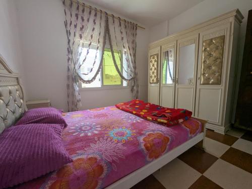 Postel nebo postele na pokoji v ubytování Appartement d'été
