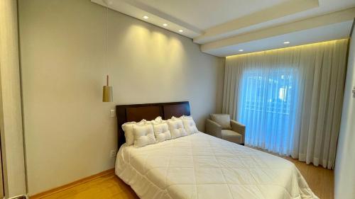 Postel nebo postele na pokoji v ubytování Viva a região central da cidade de Guarapuava!