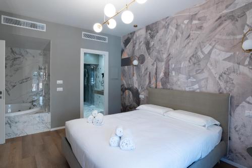 Koupelna v ubytování Maison Rasella Palace Suites