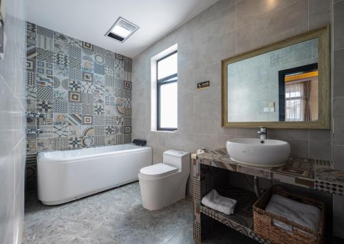 Un baño de Togeruoge-Qishi Inn