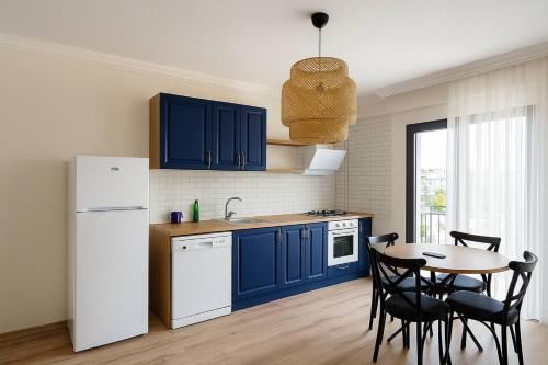 Dapur atau dapur kecil di Aden Suit Apart Otel