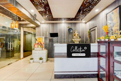 a store with a sign in the middle of a building at Townhouse Oak Sector 47 Near Medanta in Gurgaon