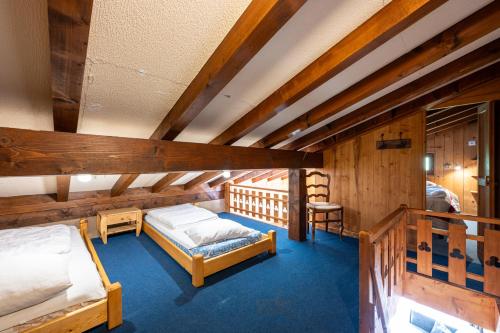 Postel nebo postele na pokoji v ubytování Appartement 8 - Le Lachat